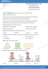 Đề kiểm tra học kì 1 Toán 4 Kết nối tri thức - Đề số 6